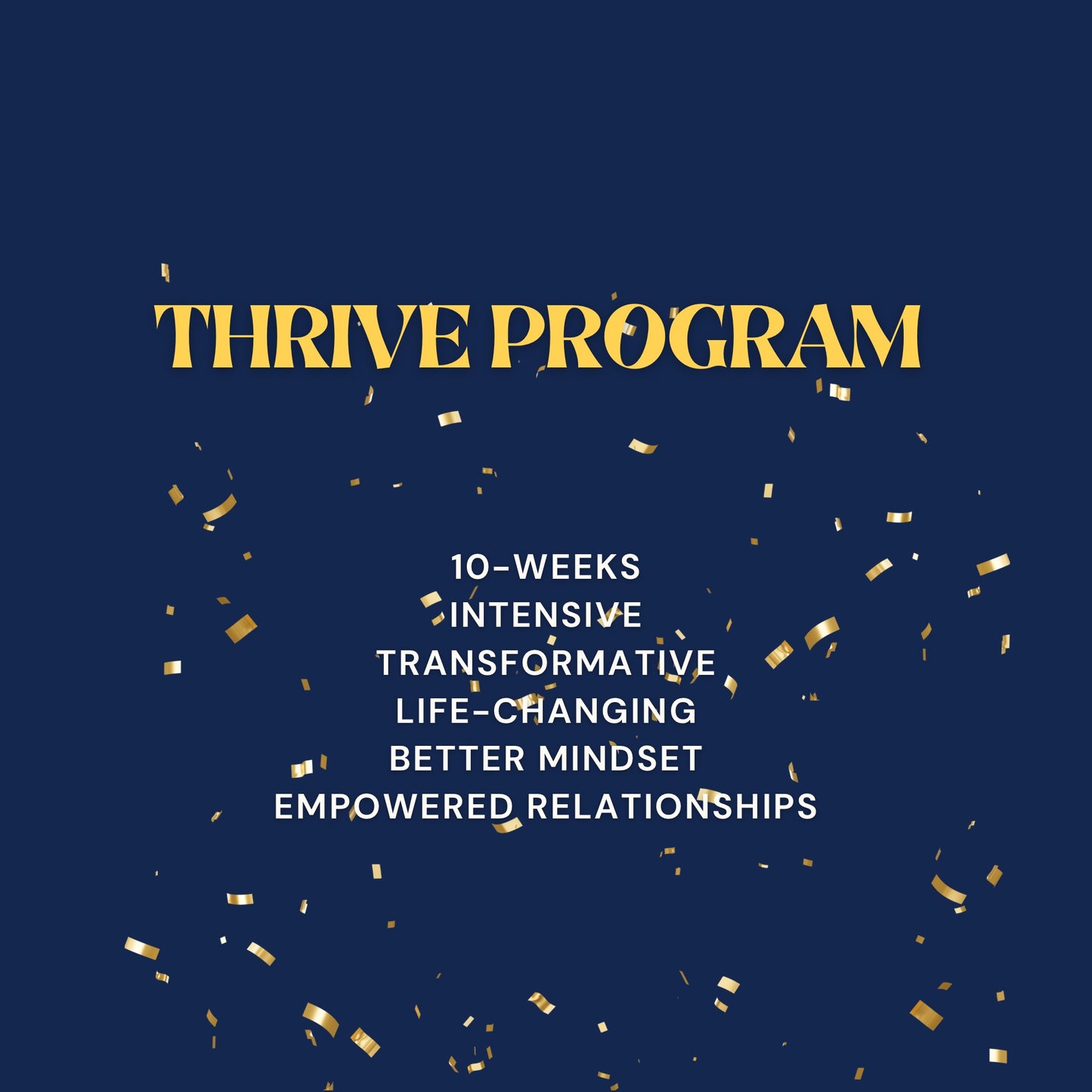 10-Week Intensive Transformational Life Coaching Program