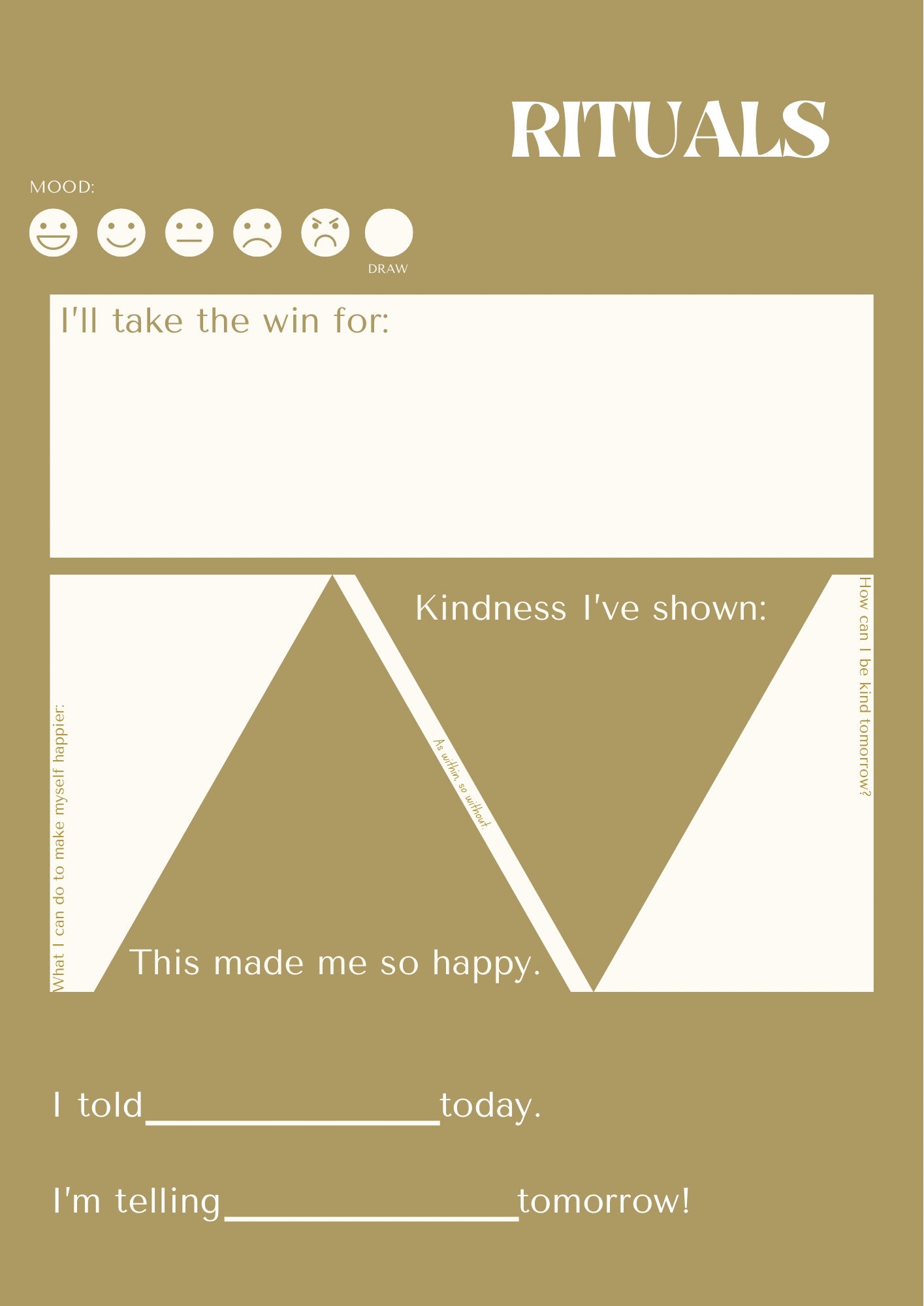 Thrive Self Mastery Digital Workbook